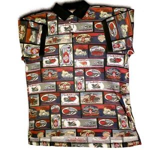 Vintage Tobasco polo golf shirt